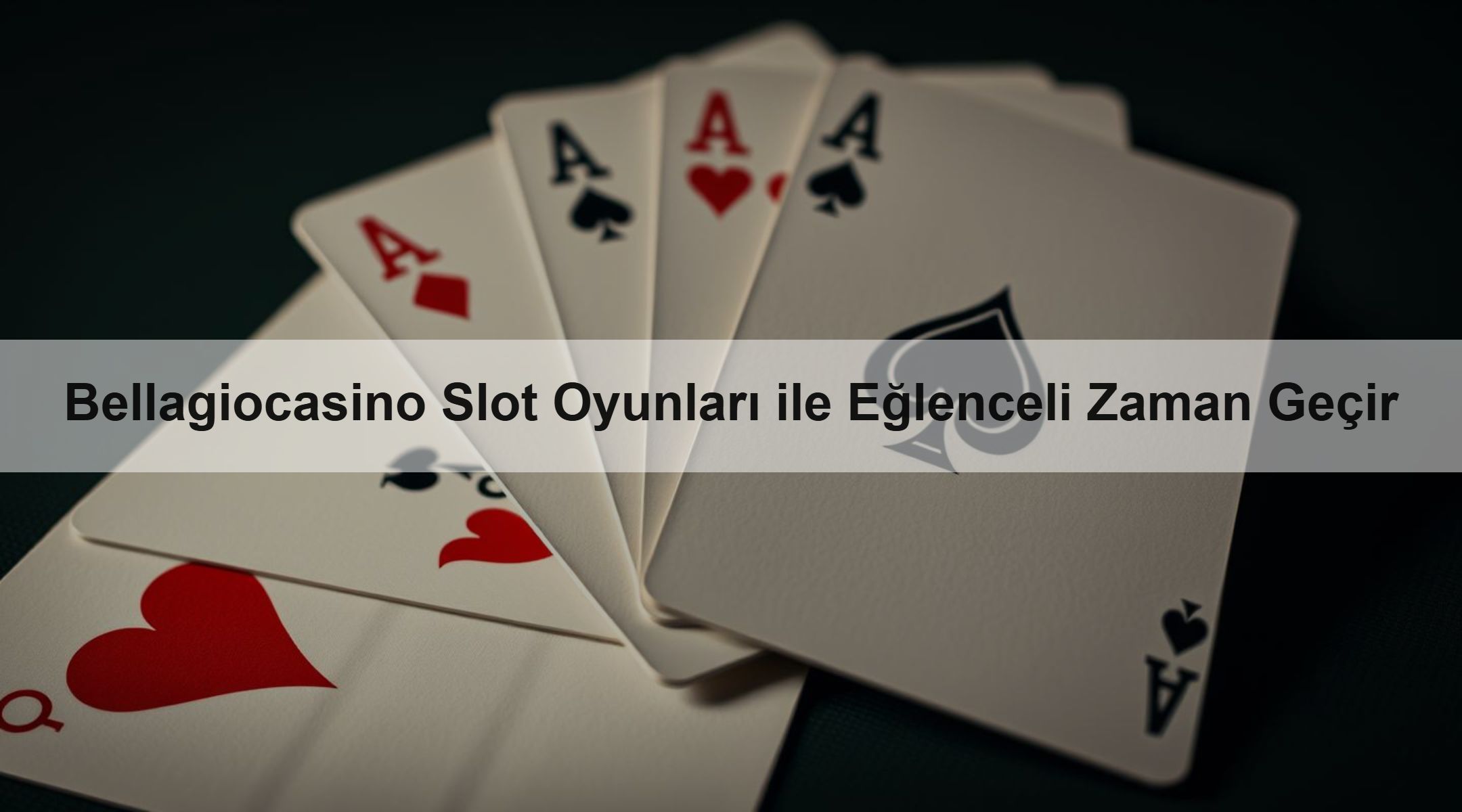 Bellagiocasino Slot Oyunları ile Eğlenceli Zaman Geçir